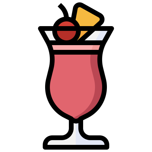 Singapore sling Surang Lineal Color icon