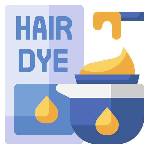 tinte para el cabello icono gratis