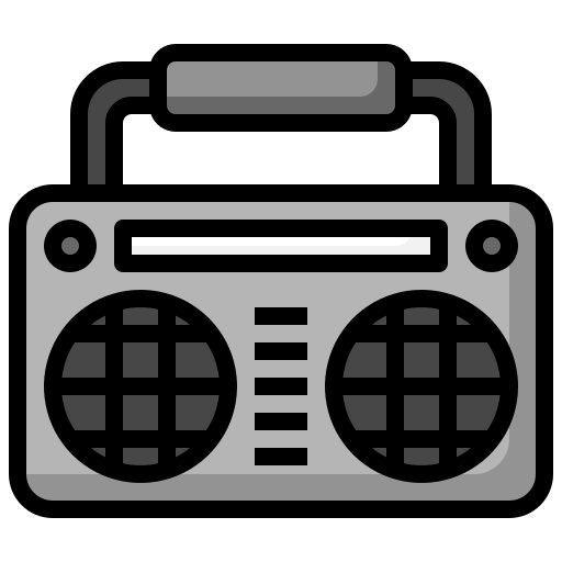 Radio cassette Surang Lineal Color icon