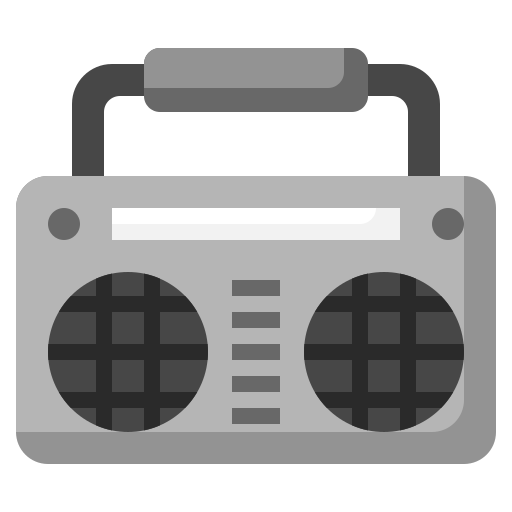 casete de radio icono gratis