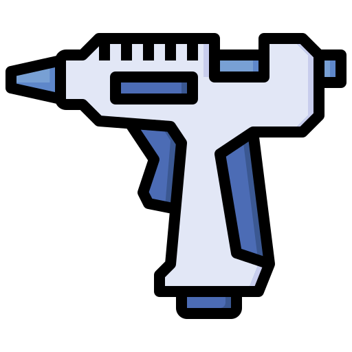 pistola de silicona icono gratis