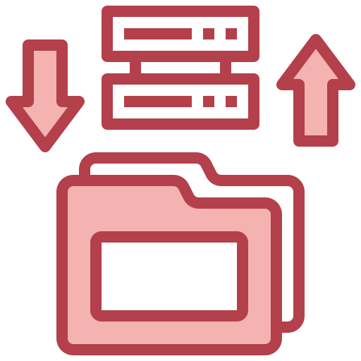 transferencia de datos icono gratis