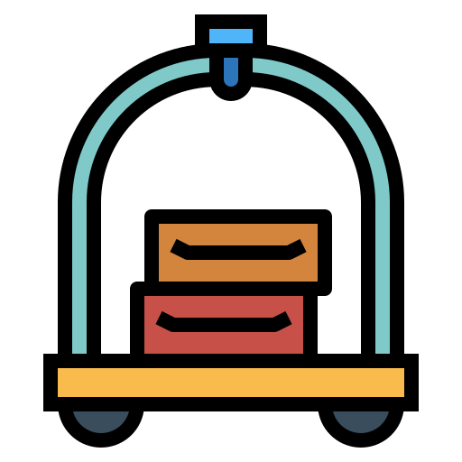 Trolley cart free icon Trolley cart free icon