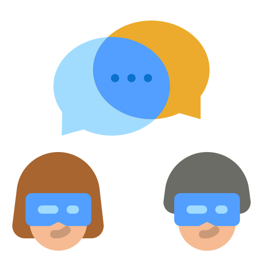 Online chat free icon