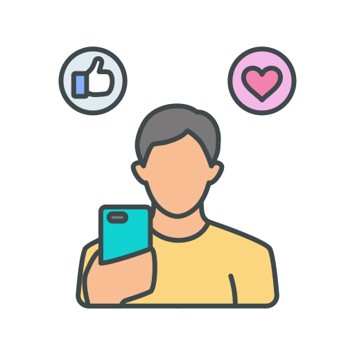 redes sociales icono gratis