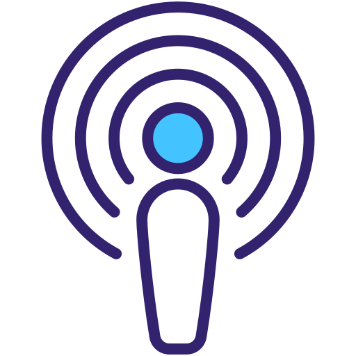 podcast grátis ícone podcast grátis ícone