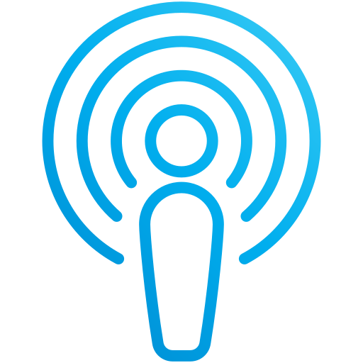 pódcast icono gratis