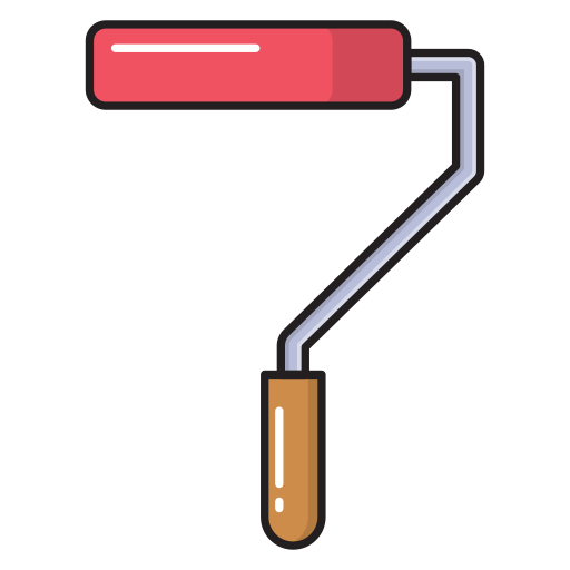 Paint roller free icon