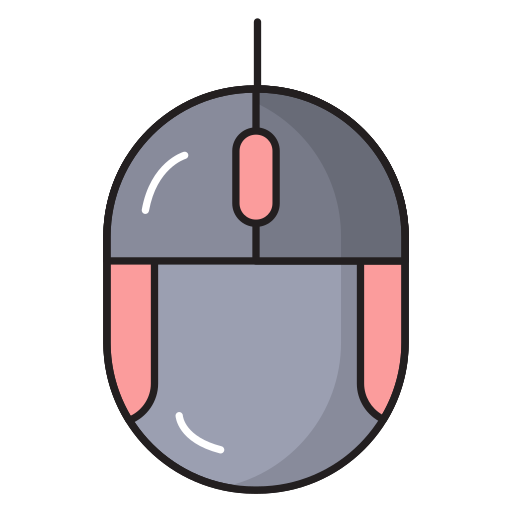 clicker del mouse icono gratis