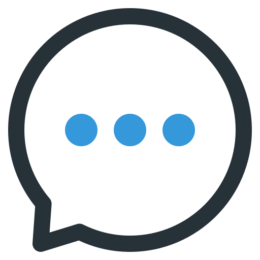 Chat Generic Outline Color icon