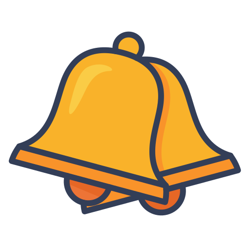 campana de navidad icono gratis