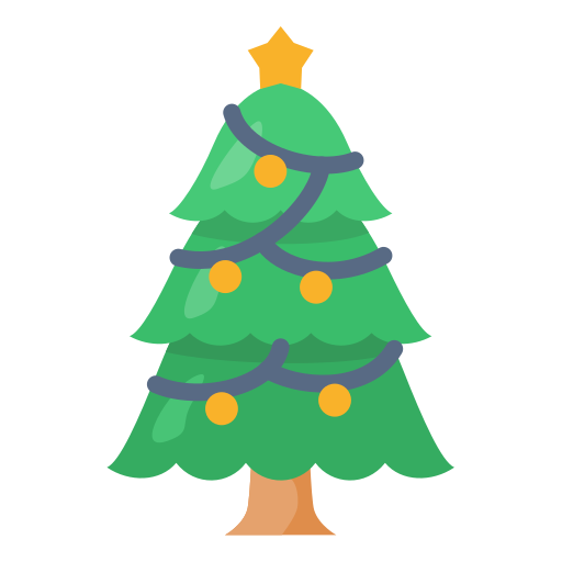 árbol de navidad icono gratis