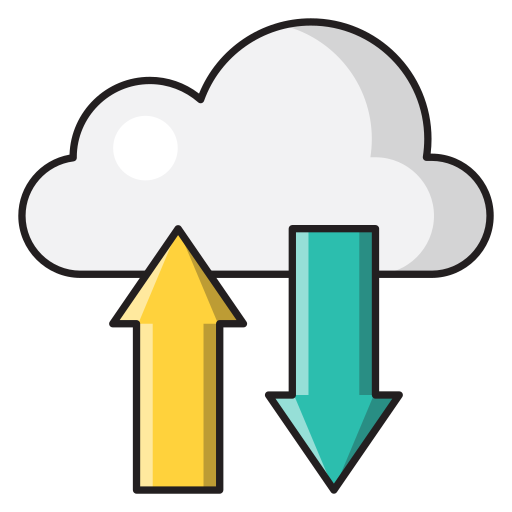 computación en la nube icono gratis