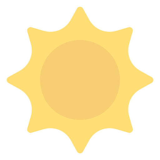 Sun free icon