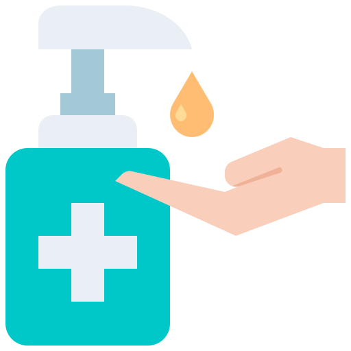 Hand sanitizer free icon