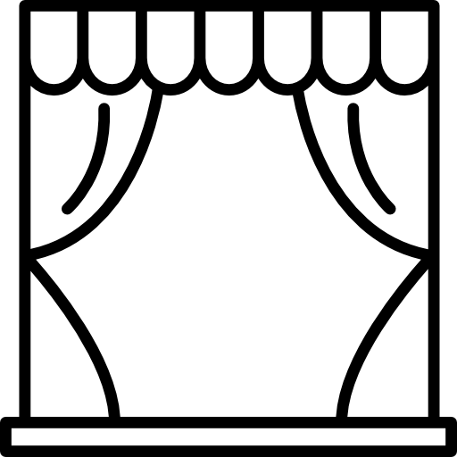 cortinas icono gratis