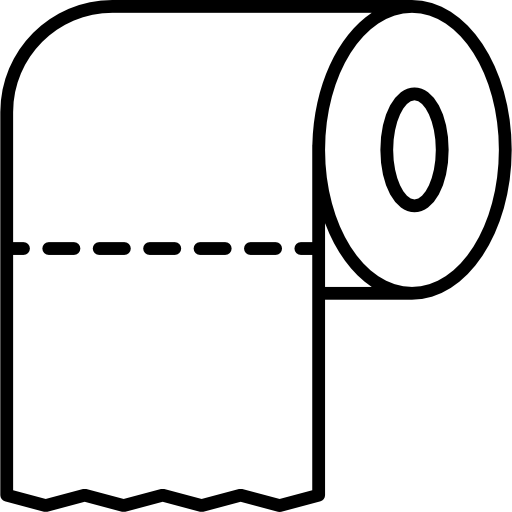 papier toilette Icône gratuit