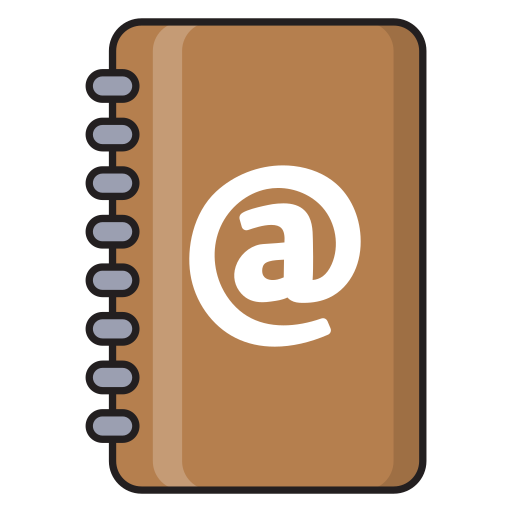 directorio telefónico icono gratis