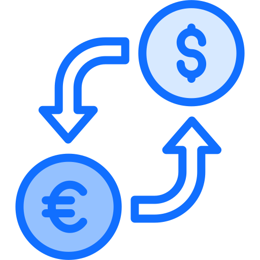 Money exchange - free icon