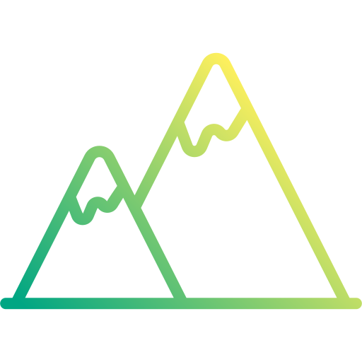 montañas icono gratis