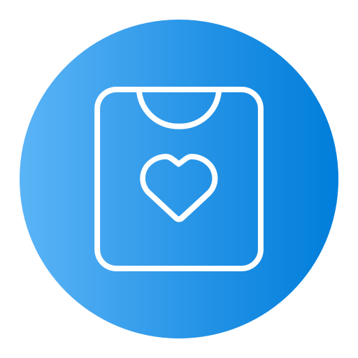 Tshirt Generic Flat Gradient icon