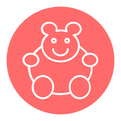 oso de peluche icono gratis