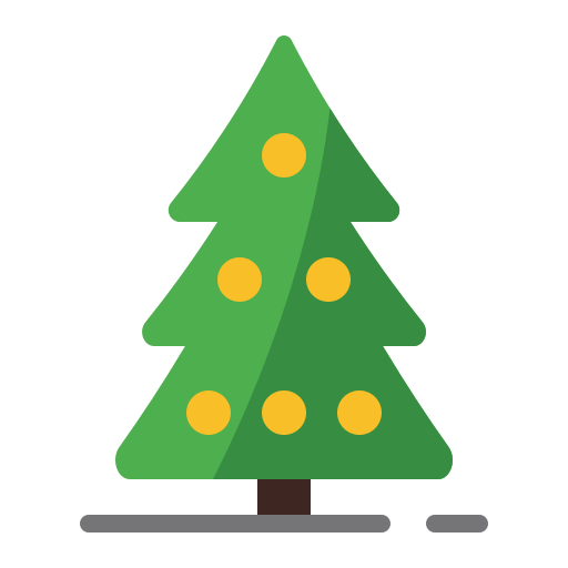 árbol de navidad icono gratis