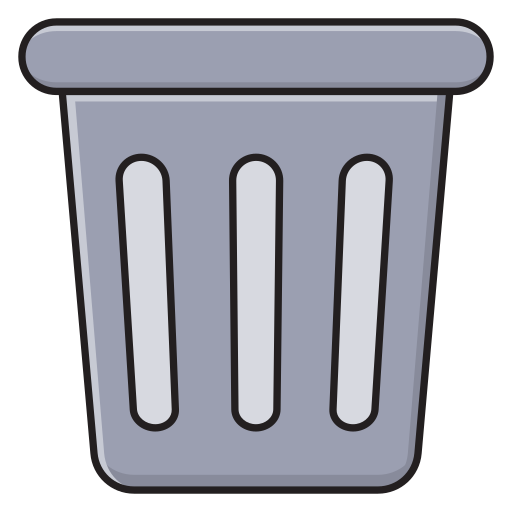 Trash bin free icon