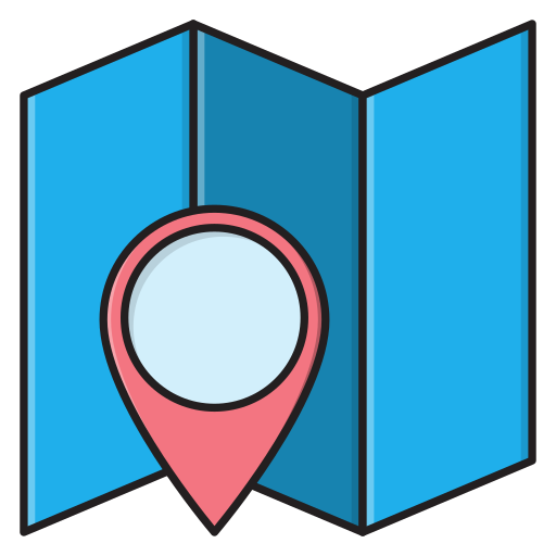 Location Pin Vector Stall Lineal Color Icon