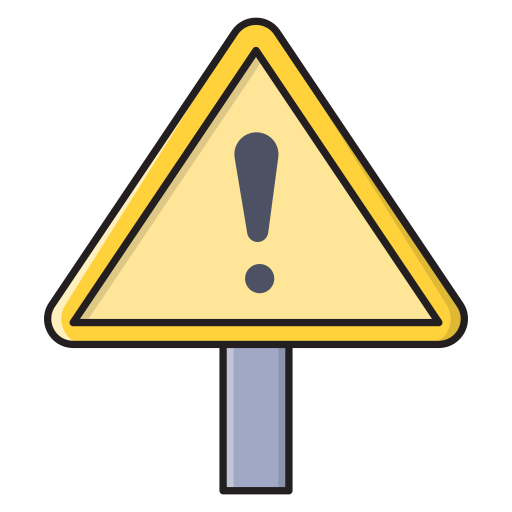 Warning free icon Warning free icon