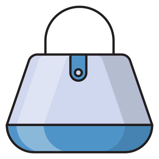 Purse Vector Stall Lineal Color icon