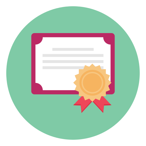 Certificate Generic Circular icon