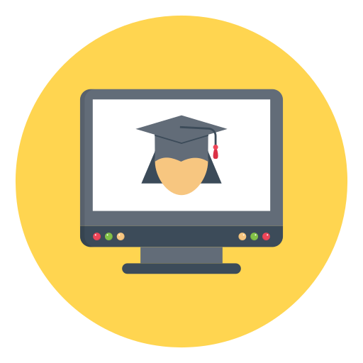 educação online grátis ícone educação online grátis ícone