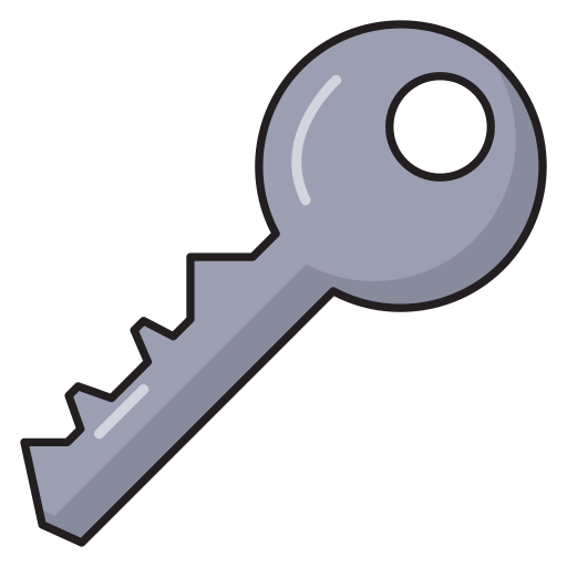 Smart key Vector Stall Lineal Color icon