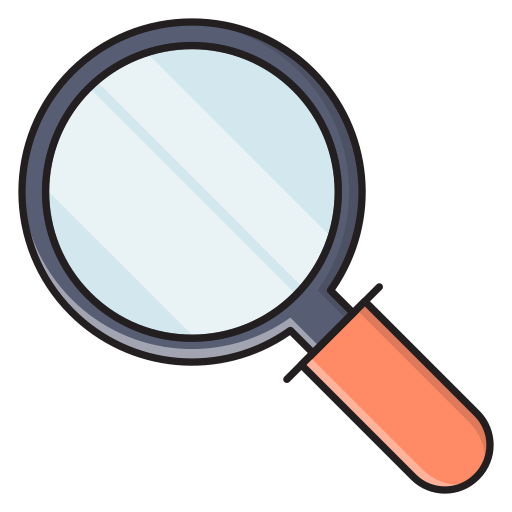 explore magnifying glass clipart