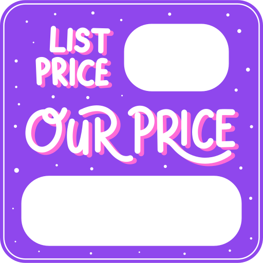 our price tag