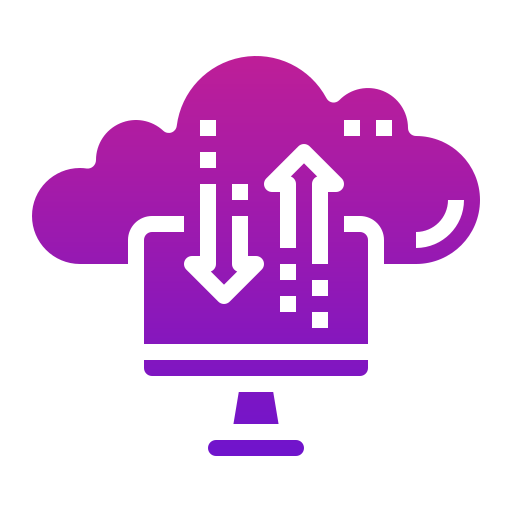 computación en la nube icono gratis