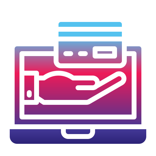 achats en ligne Icône gratuit