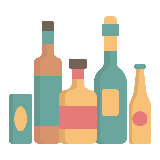 bebidas alcohólicas icono gratis