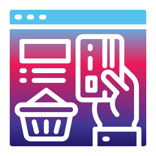 compra en línea icono gratis