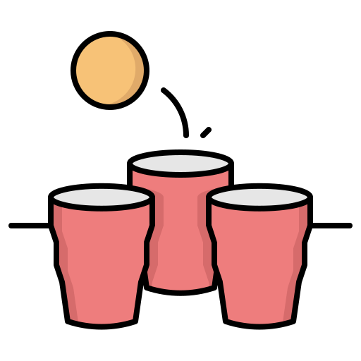 pong de la cerveza icono gratis