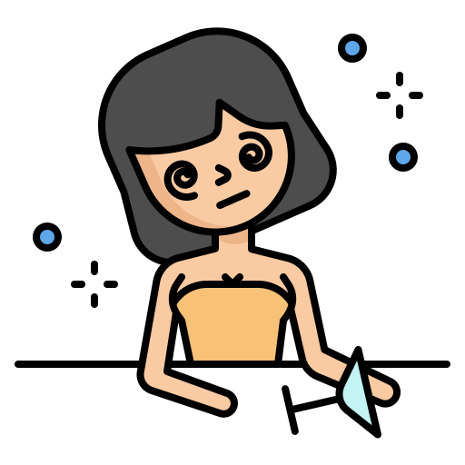 Drunk free icon Drunk free icon