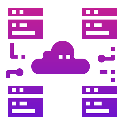 computación en la nube icono gratis
