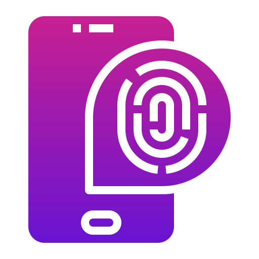 huella dactilar icono gratis