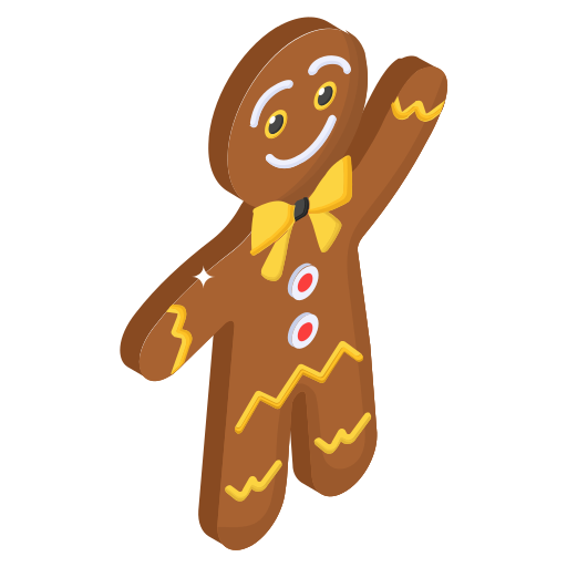 Gingerbread Generic Isometric icon