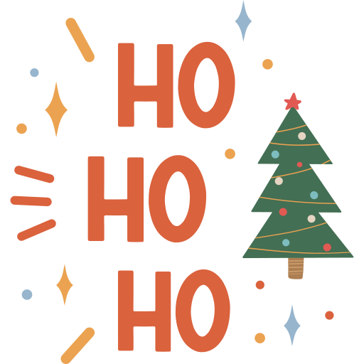 Buy Ho Ho Ho Christmas Tree Svg Png online in USA