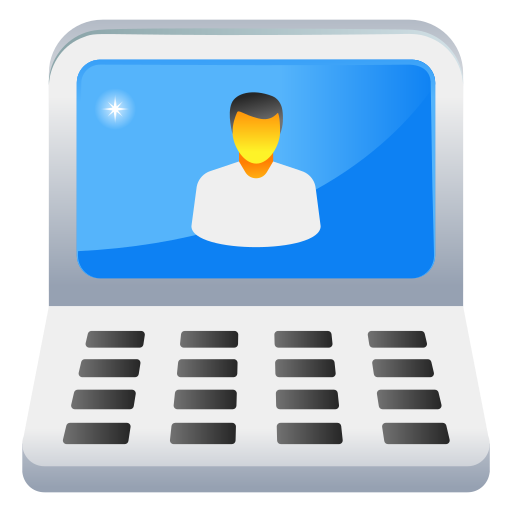 Online profile free icon Online profile free icon