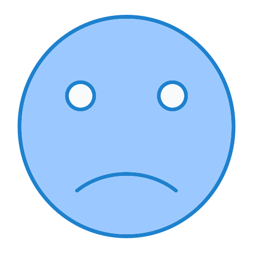 triste grátis ícone