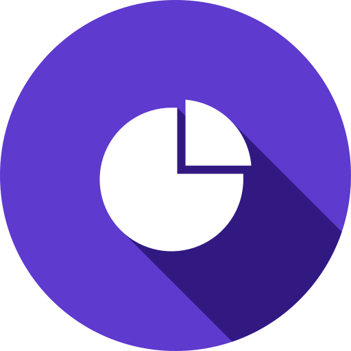 gráfico circular icono gratis