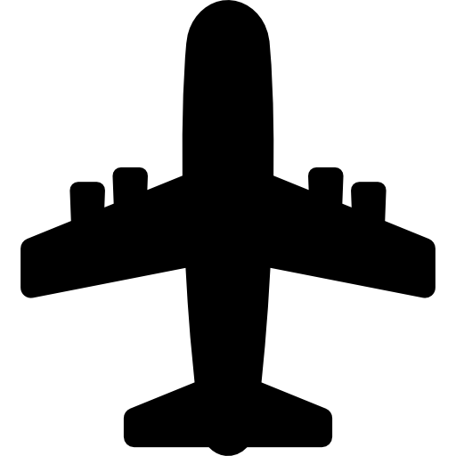 avión icono gratis